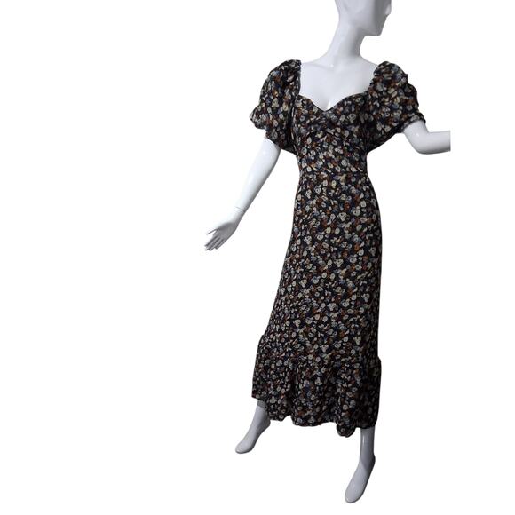 The Flourish Narket Bohemian Women's size Medium Puff Babydoll Fairycore Dress - Picture 4 of 12